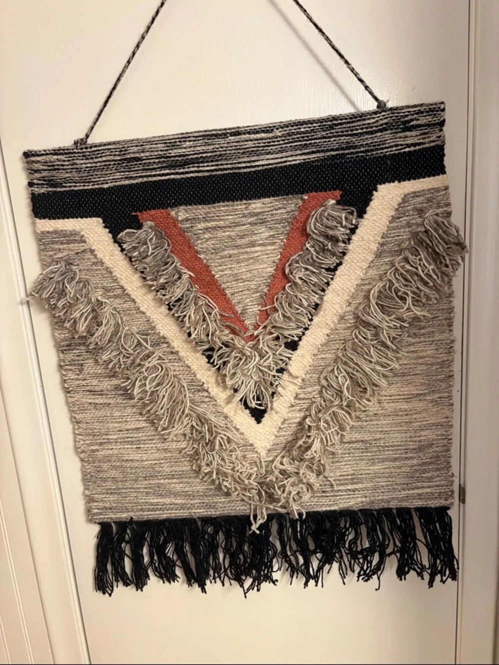 American Furniture Warehouse Boho Woven Wool Wall Hanging